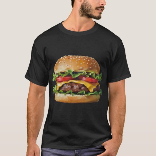 Cheeseburger im Paradies T-Shirt (Vorderseite)