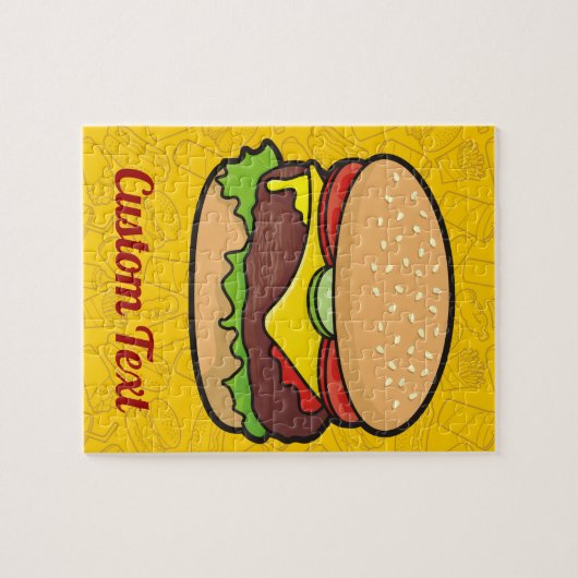 Cheeseburger Jigsaw Puzzle (Horizontal)