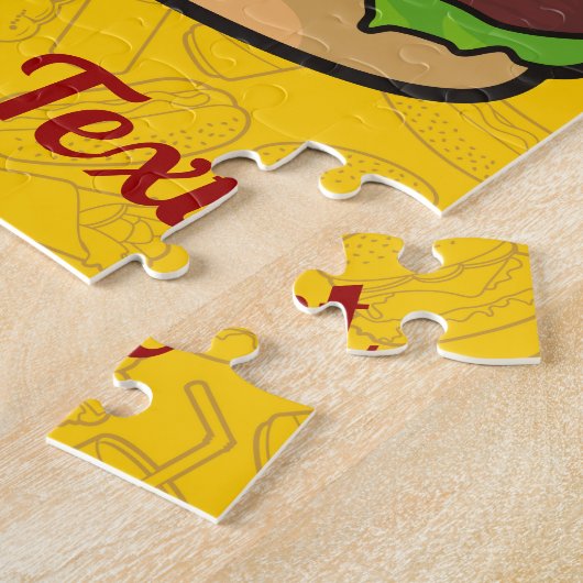 Cheeseburger Jigsaw Puzzle (Seite)