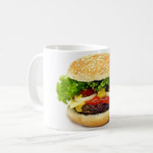 Cheeseburger Kaffeetasse (Vorderseite Links)