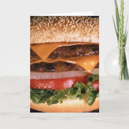 Cheeseburger Karte (Vorderseite)
