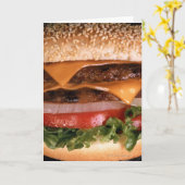 Cheeseburger Karte (Gelbe Blume)