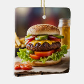 Cheeseburger Keramikornament (Rechts)