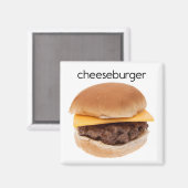Cheeseburger Kühlschrank Magnet (Vorderseite/Rückseite)