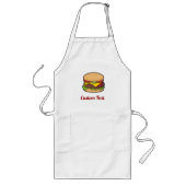 Cheeseburger Long Schürze (Vorne)