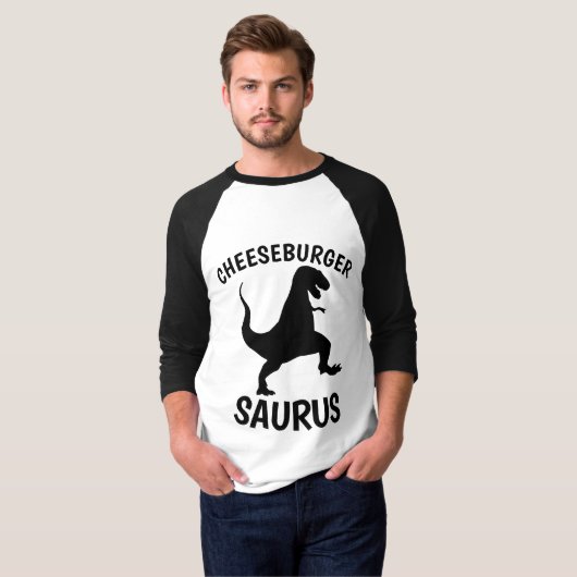 CHEESEBURGER LOVER T - Shirt, Funny T-Shirt (Vorne ganz)