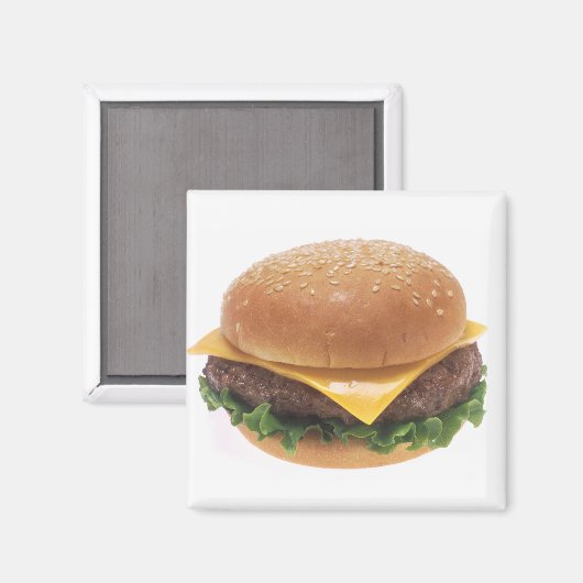 Cheeseburger Magnet (Vorderseite/Rückseite)