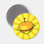 CHEESEBURGER Magnet (Vorderseite/Rückseite)