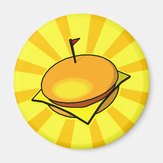 CHEESEBURGER Magnet (Vorne)