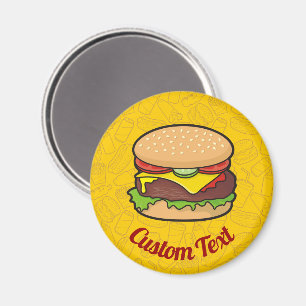 Cheeseburger Magnet