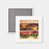 Cheeseburger Magnet (Vorderseite/Rückseite)