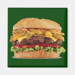 Cheeseburger Magnet