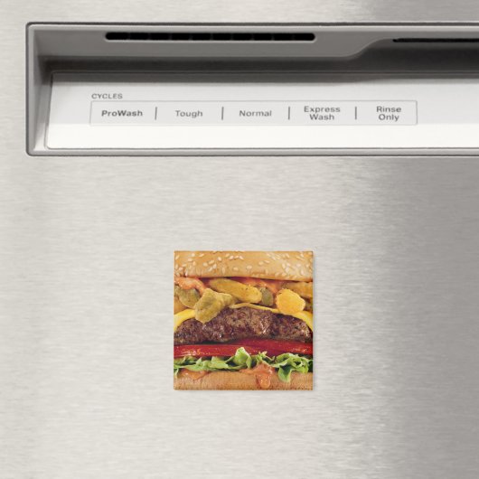 Cheeseburger Magnet (In Situ (Geschirrspüler))