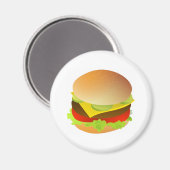 Cheeseburger Magnet (Vorderseite/Rückseite)