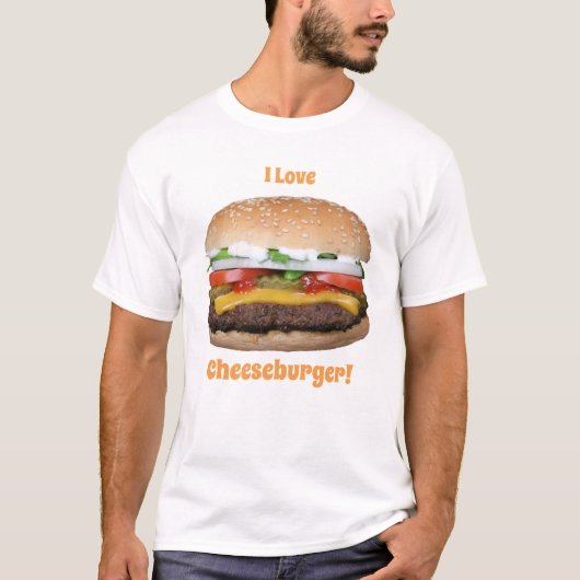 Cheeseburger Men's Basic T - Shirt (Vorderseite)