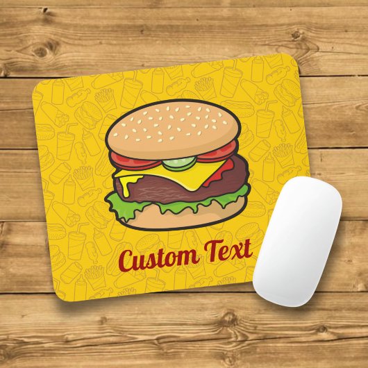 Cheeseburger Mouse Pad Mousepad