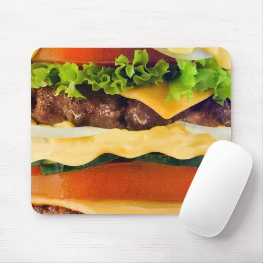 Cheeseburger Mousepad (Mit Mouse)