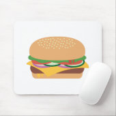 Cheeseburger Mousepad (Mit Mouse)