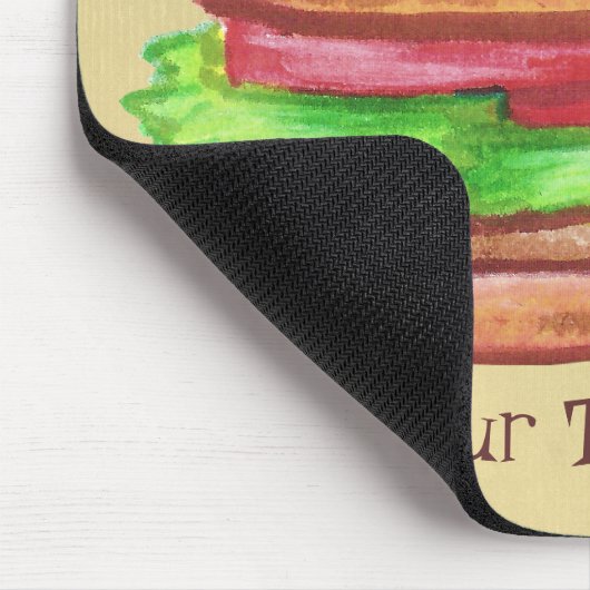 Cheeseburger Mousepad (Ecke)