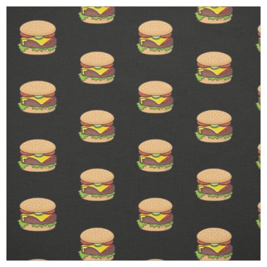 Cheeseburger Muster Stoff (Muster)