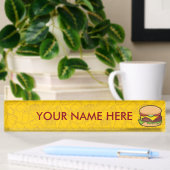 Cheeseburger Namensplakette