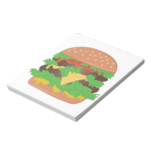 Cheeseburger Notizblock (Rotiert)