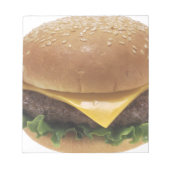 Cheeseburger Notizblock (Vorderseite)