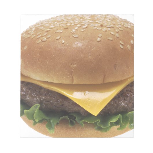 Cheeseburger Notizblock (Vorderseite)
