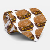 Cheeseburger On Sesame Seed Bun Krawatte (Gerollt)