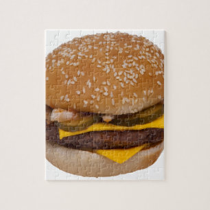 Cheeseburger On Sesame Seed Bun Puzzle