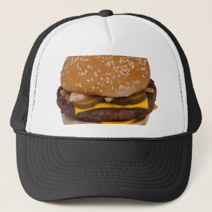 Cheeseburger On Sesame Seed Bun Truckerkappe