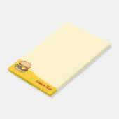 Cheeseburger Post-it Klebezettel (angewinkelt)
