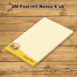 Cheeseburger Post-it Klebezettel