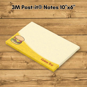 Cheeseburger Post-it Klebezettel