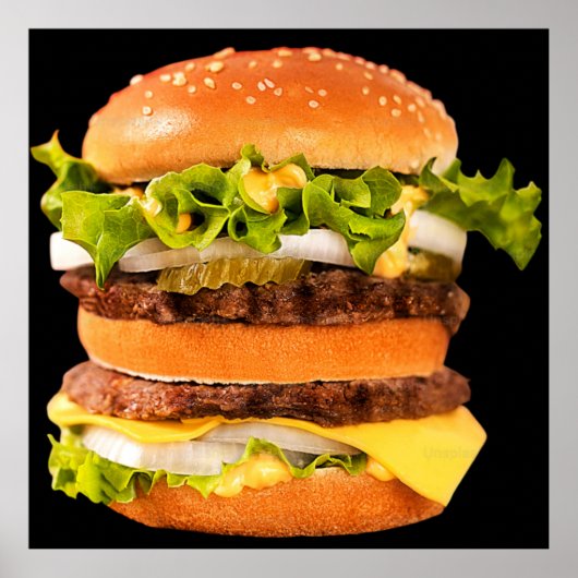 Cheeseburger Poster (Vorne)