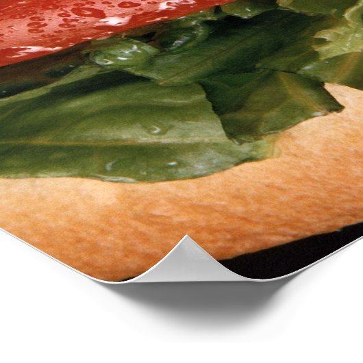 Cheeseburger Poster (Ecke)