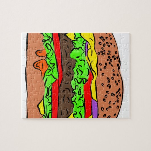 Cheeseburger Puzzle (Horizontal)