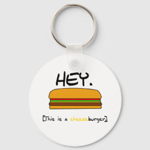 Cheeseburger-Schlüsselanhänger Schlüsselanhänger
