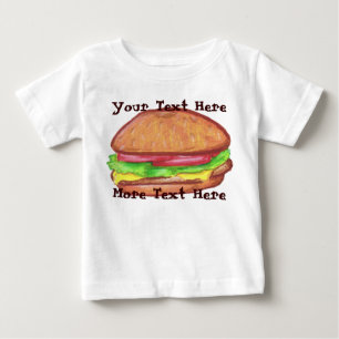 Cheeseburger-Shirt Baby T-shirt