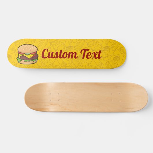 Cheeseburger Skateboard (Horizontal)