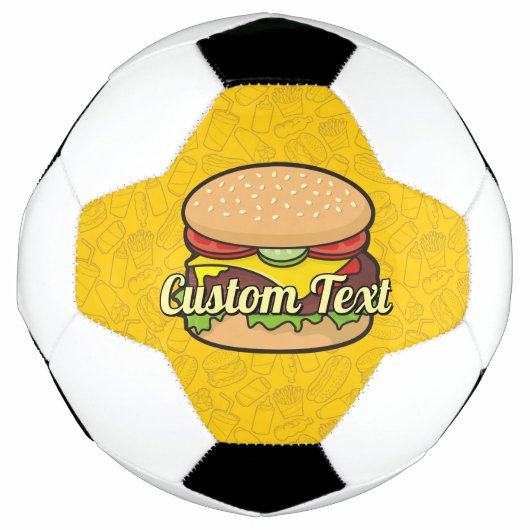 Cheeseburger Soccer Ball (Vorderseite)