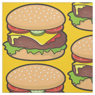 Cheeseburger Stoff
