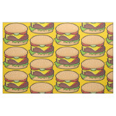 Cheeseburger Stoff (Fat Quarter (45,7 x 55,9 cm))