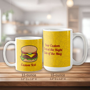 Cheeseburger Tasse