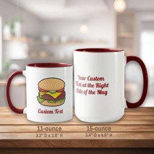 Cheeseburger Tasse