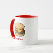 Cheeseburger Tasse (Vorderseite Links)