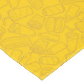 Cheeseburger Tischdecke (Schrägansicht)
