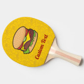 Cheeseburger Tischtennis Schläger (Seitenansicht)