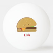 Cheeseburger Tischtennisball (Vorderseite)