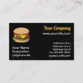 Cheeseburger Visitenkarte (Vorderseite)